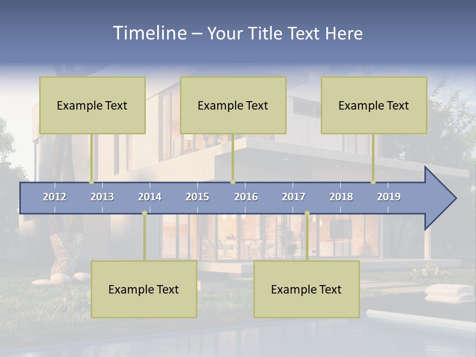 Water Window Mockup PowerPoint Template
