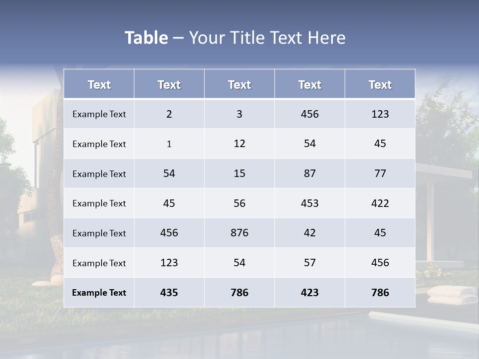 Water Window Mockup PowerPoint Template