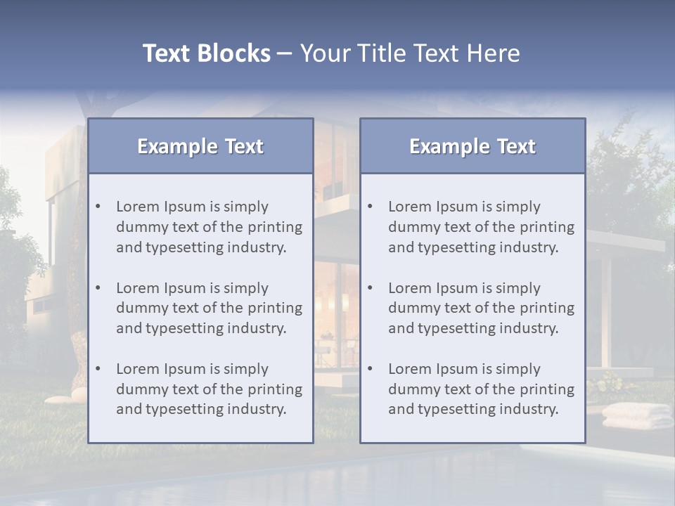 Water Window Mockup PowerPoint Template