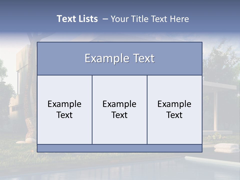 Water Window Mockup PowerPoint Template