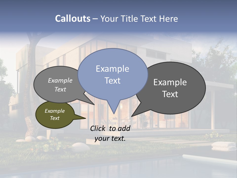 Water Window Mockup PowerPoint Template