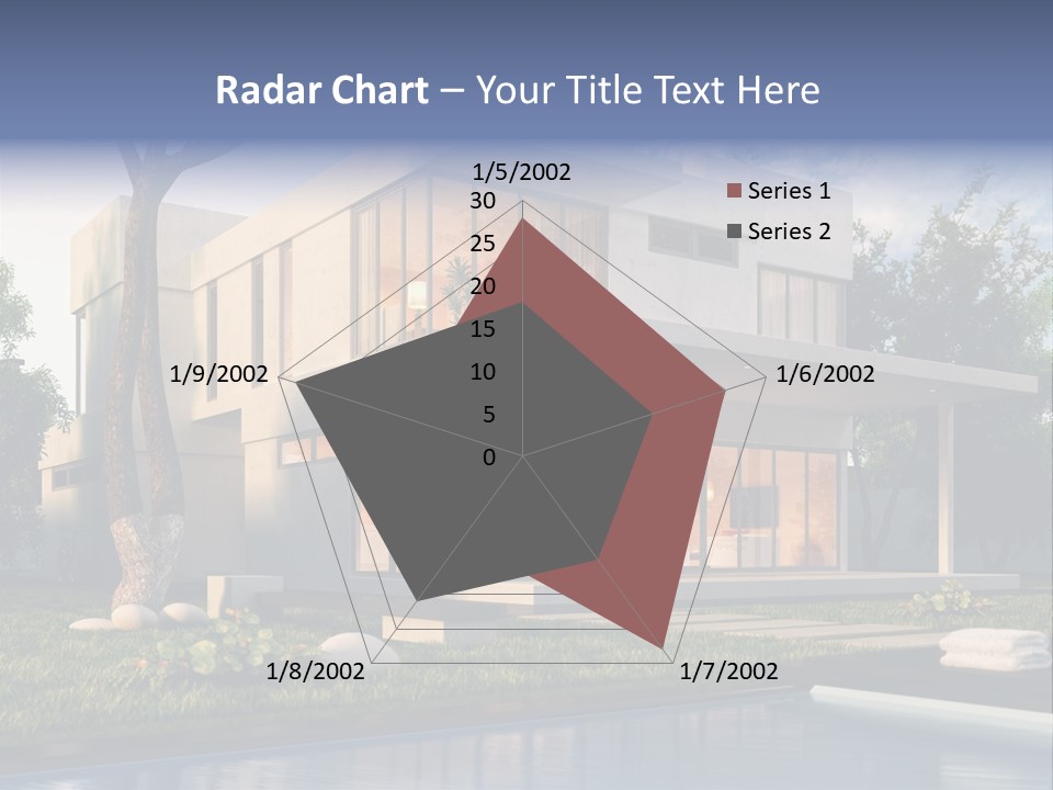 Water Window Mockup PowerPoint Template