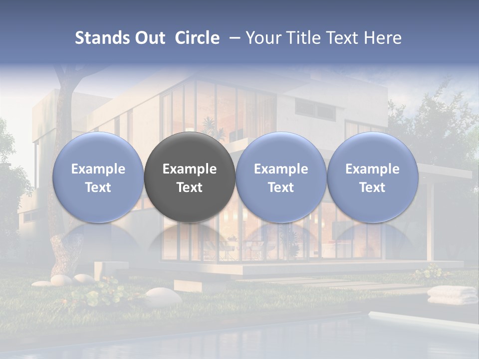 Water Window Mockup PowerPoint Template