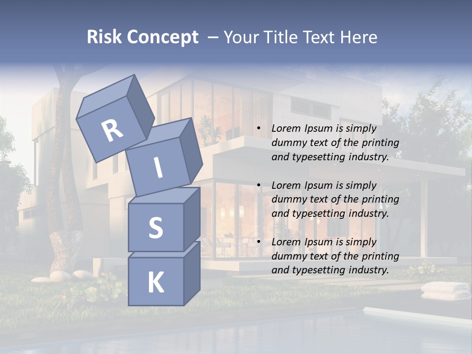 Water Window Mockup PowerPoint Template