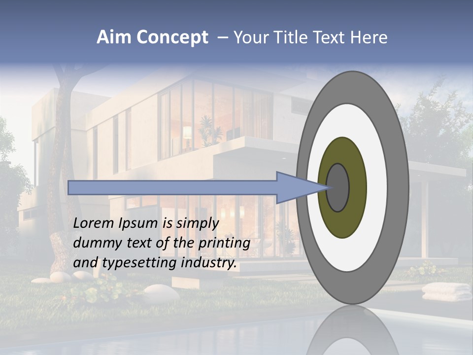 Water Window Mockup PowerPoint Template