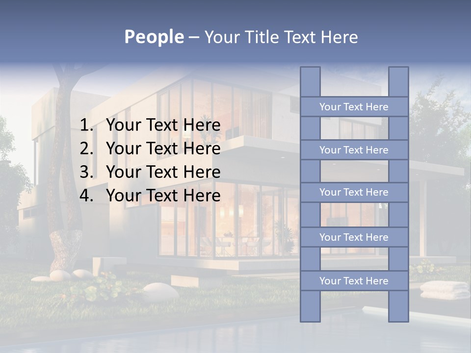 Water Window Mockup PowerPoint Template
