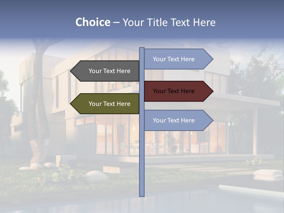 Water Window Mockup PowerPoint Template