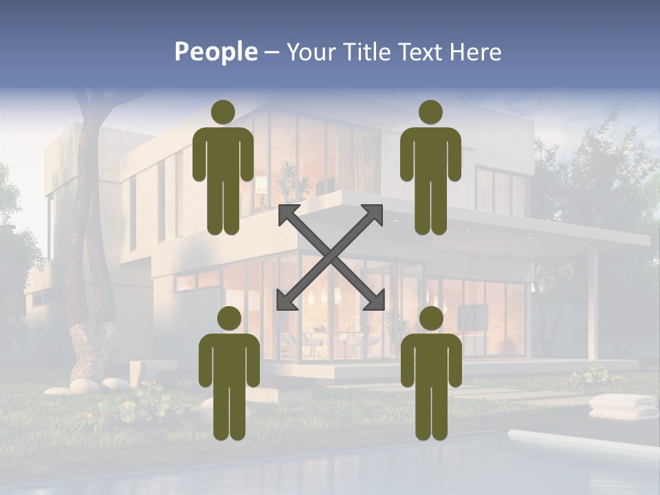 Water Window Mockup PowerPoint Template