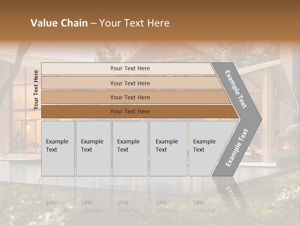 Construction Tree Grass PowerPoint Template