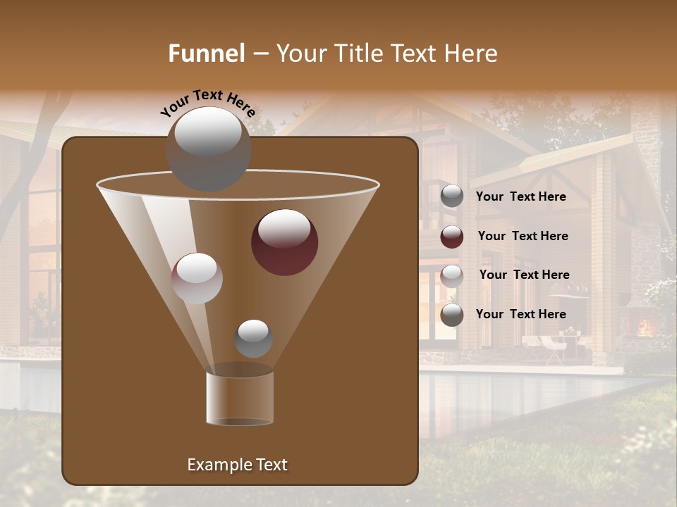 Construction Tree Grass PowerPoint Template