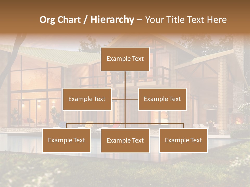 Construction Tree Grass PowerPoint Template