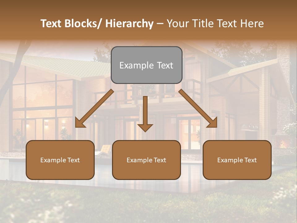 Construction Tree Grass PowerPoint Template
