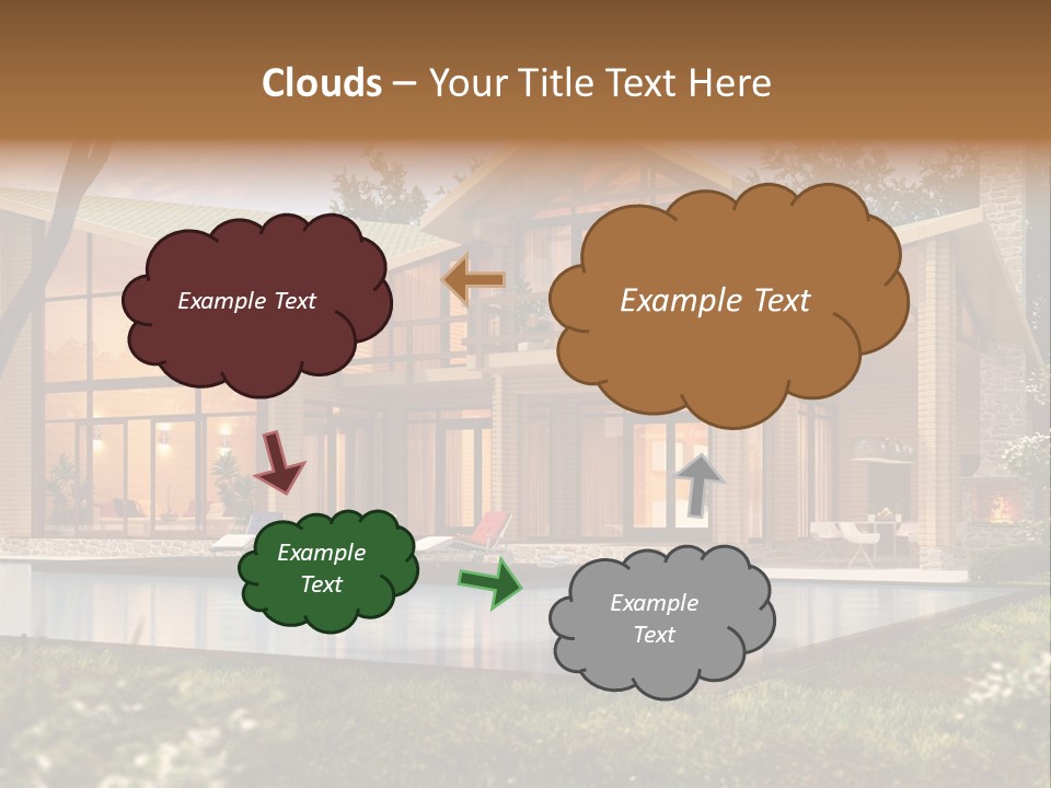 Construction Tree Grass PowerPoint Template