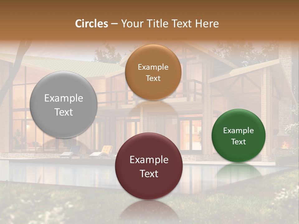 Construction Tree Grass PowerPoint Template