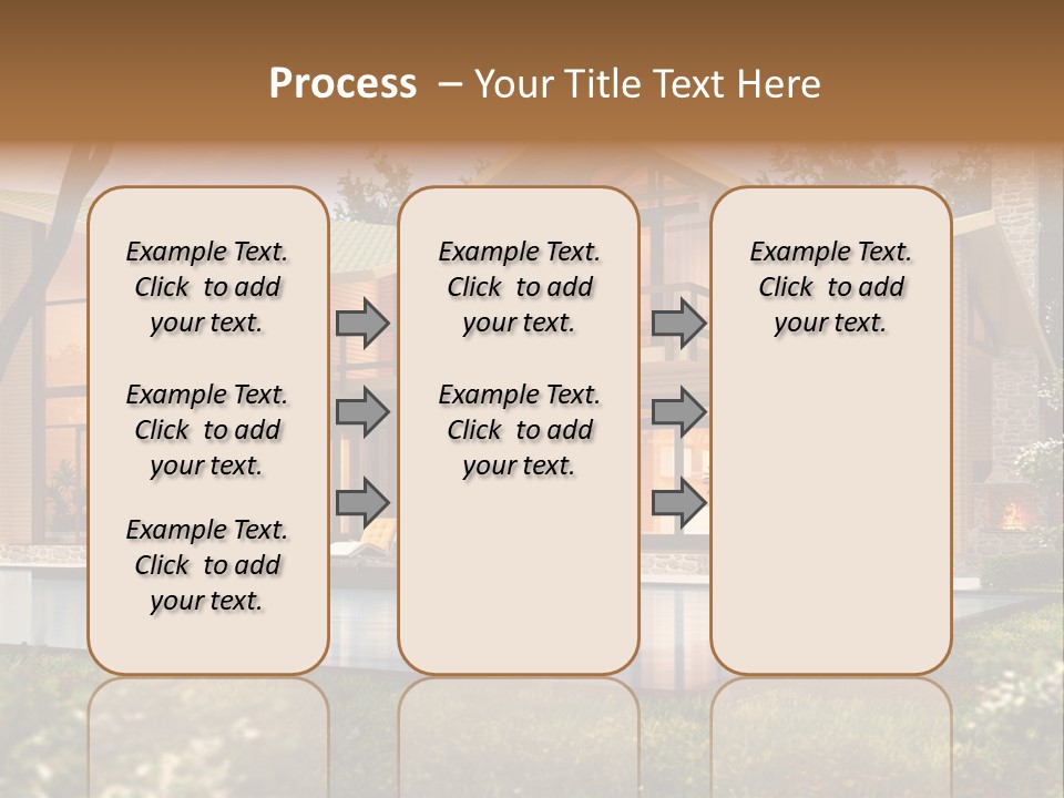 Construction Tree Grass PowerPoint Template