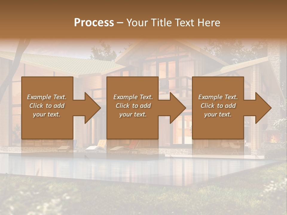 Construction Tree Grass PowerPoint Template