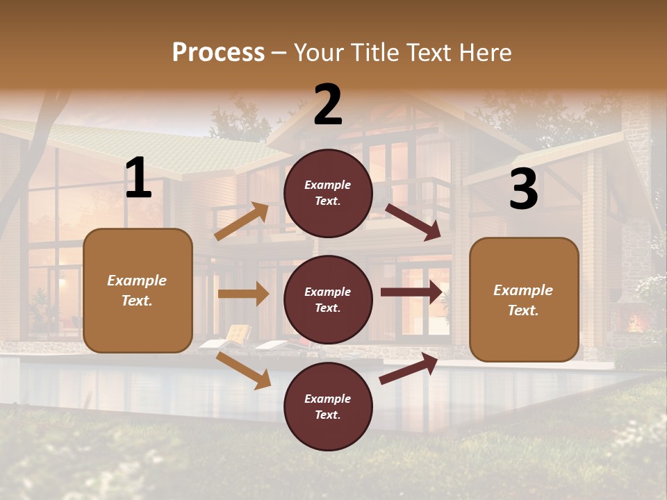 Construction Tree Grass PowerPoint Template