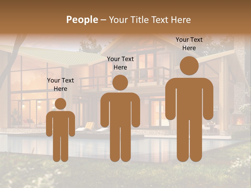 Construction Tree Grass PowerPoint Template