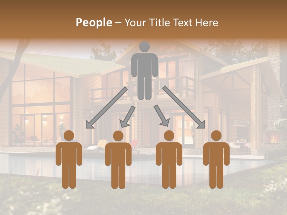 Construction Tree Grass PowerPoint Template