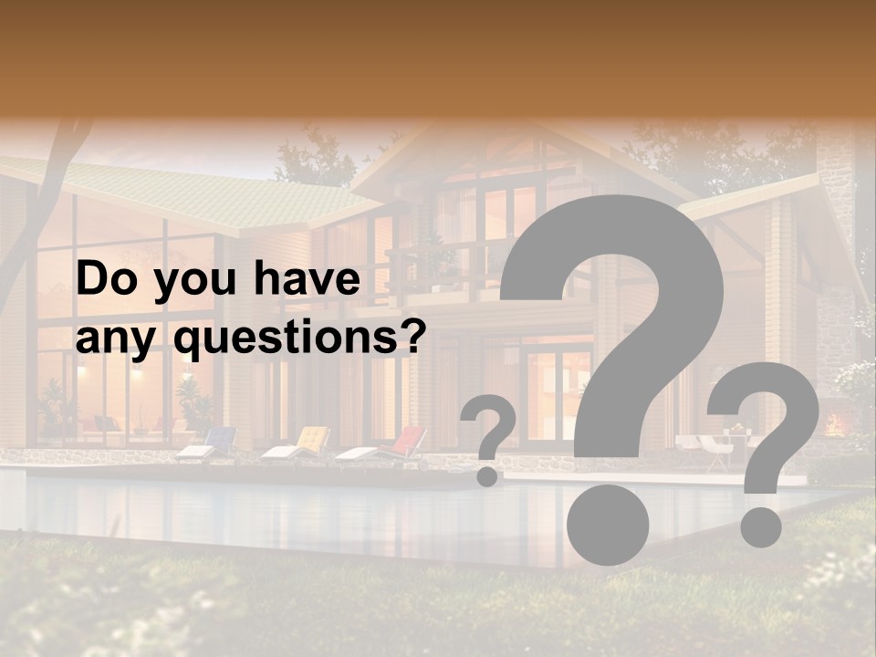 Construction Tree Grass PowerPoint Template