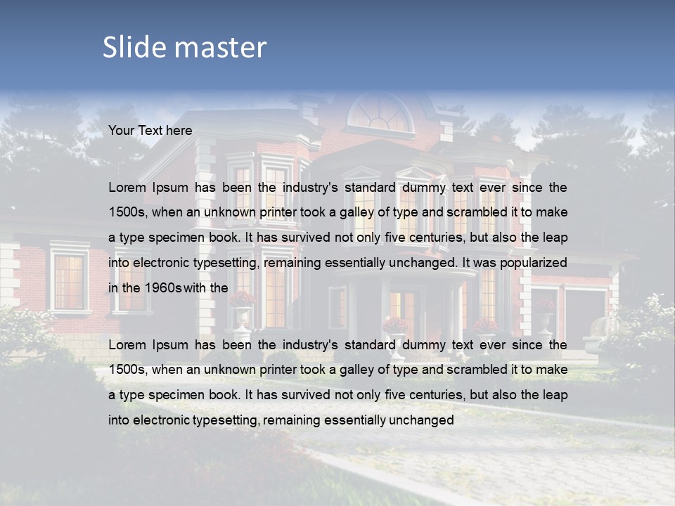 Building Super Road PowerPoint Template