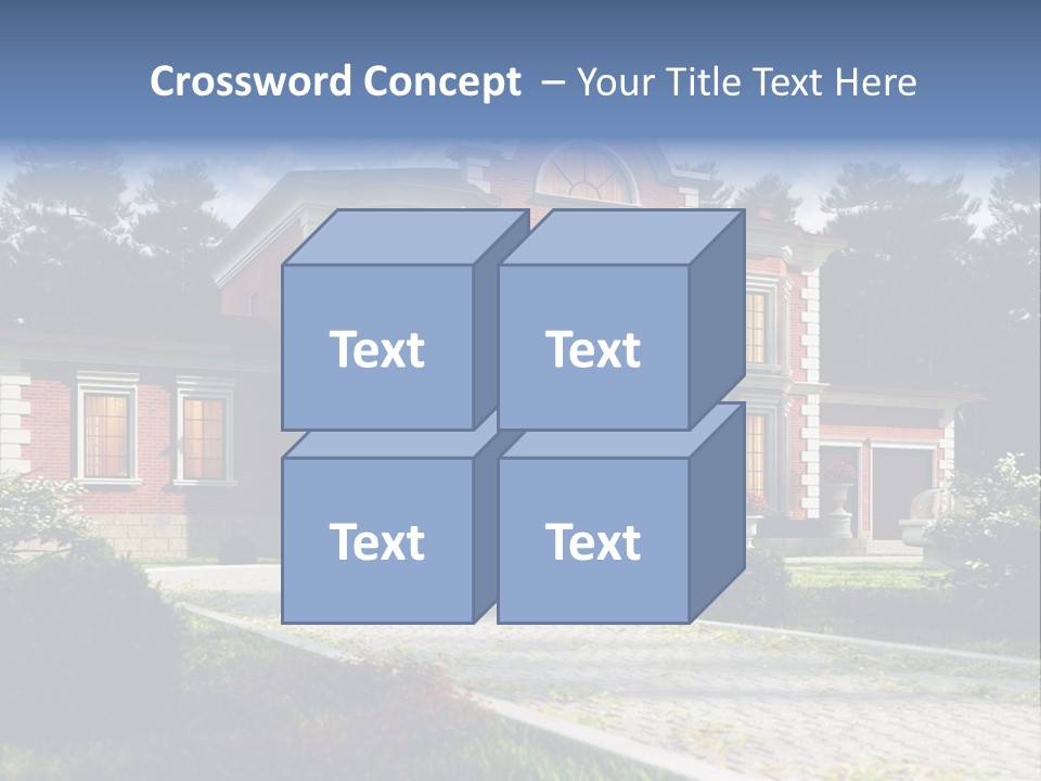 Building Super Road PowerPoint Template