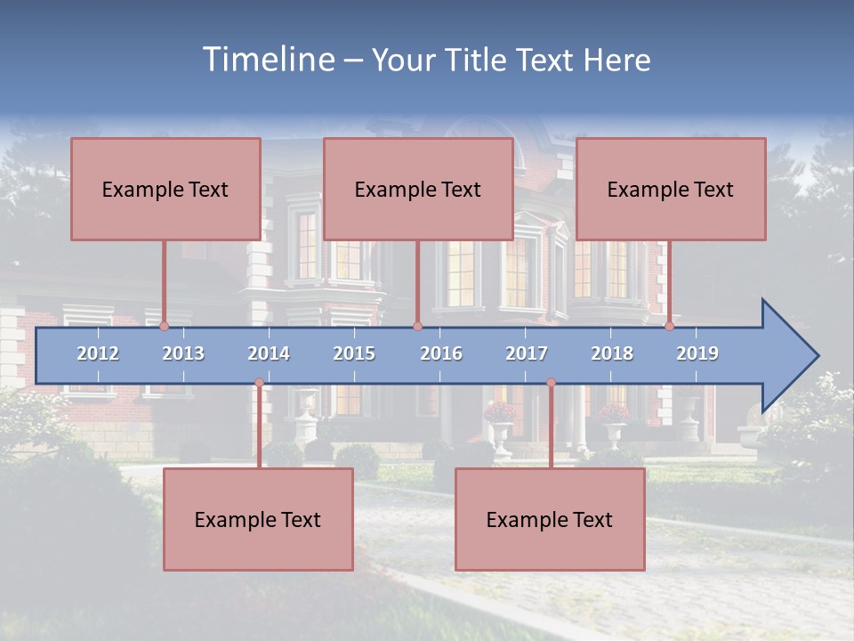Building Super Road PowerPoint Template