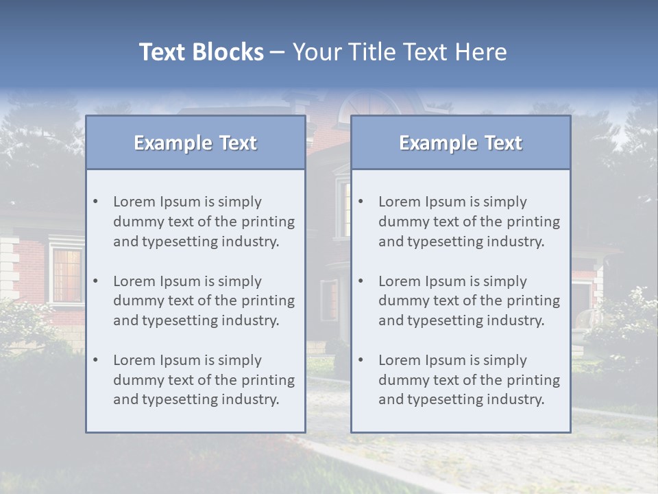 Building Super Road PowerPoint Template