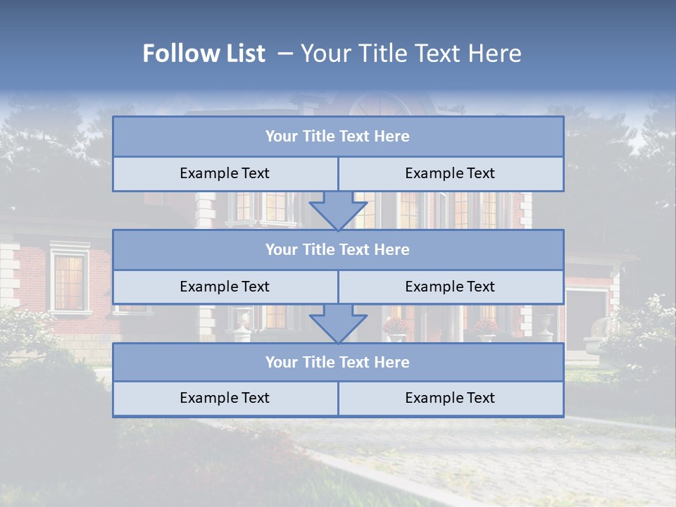 Building Super Road PowerPoint Template