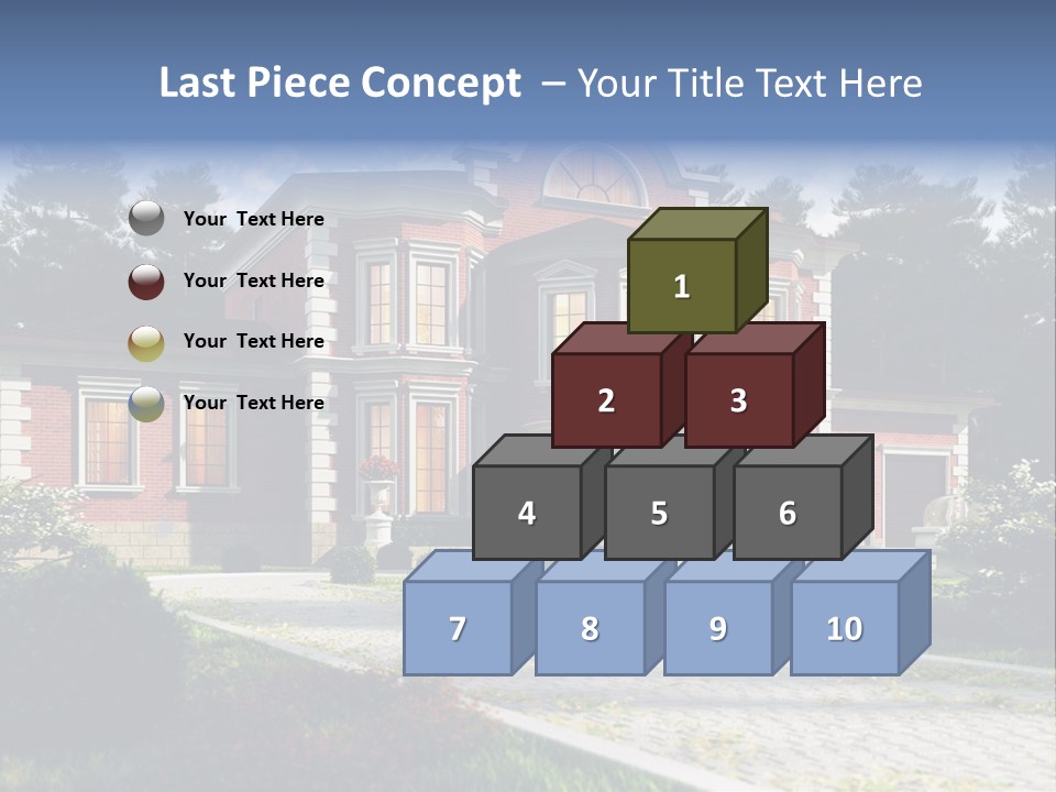 Building Super Road PowerPoint Template