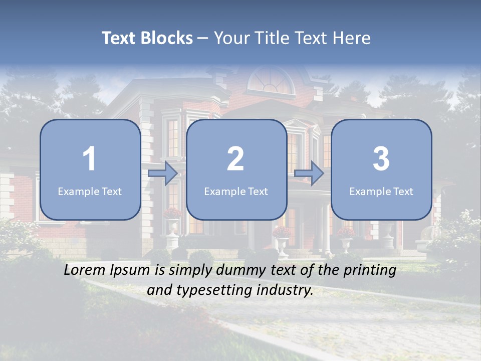 Building Super Road PowerPoint Template