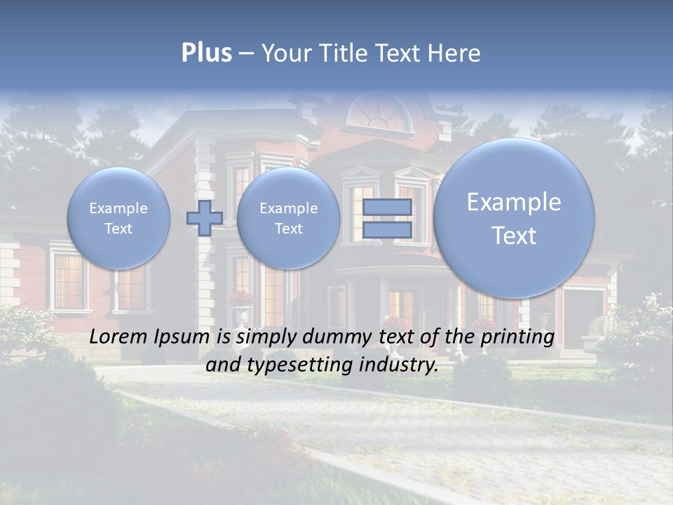 Building Super Road PowerPoint Template