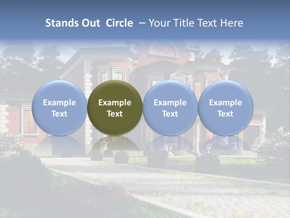 Building Super Road PowerPoint Template