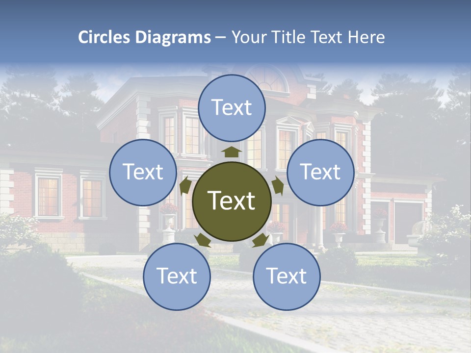 Building Super Road PowerPoint Template