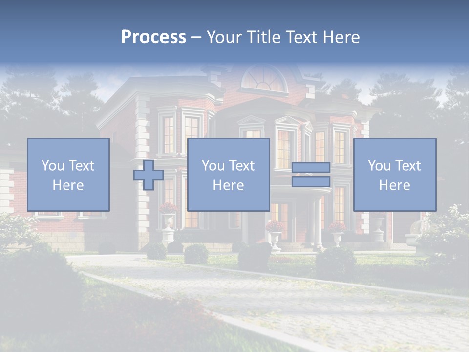 Building Super Road PowerPoint Template