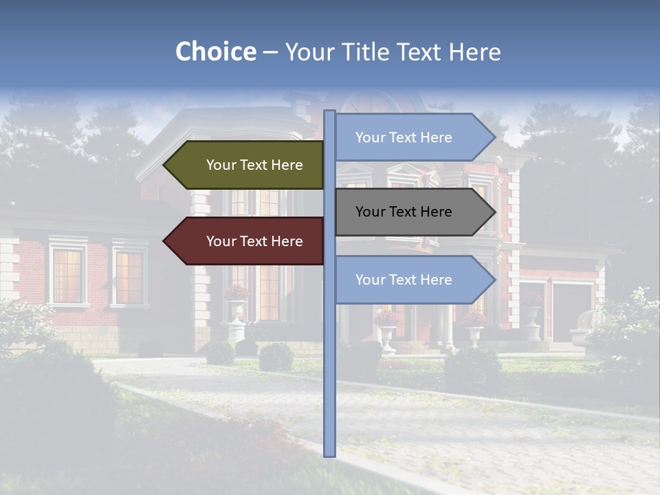Building Super Road PowerPoint Template