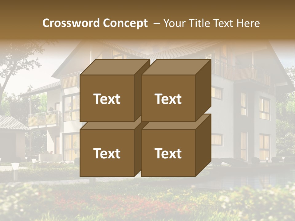 Forest Construction Road PowerPoint Template