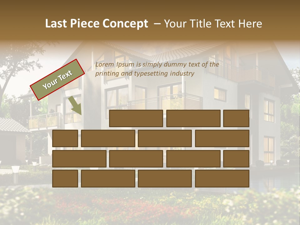 Forest Construction Road PowerPoint Template