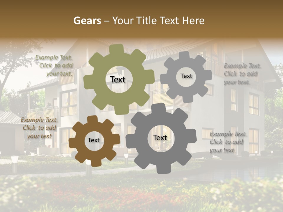 Forest Construction Road PowerPoint Template