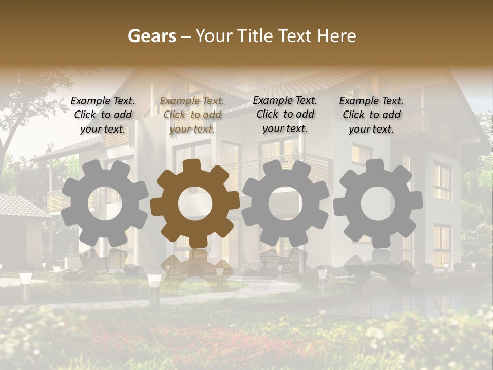 Forest Construction Road PowerPoint Template