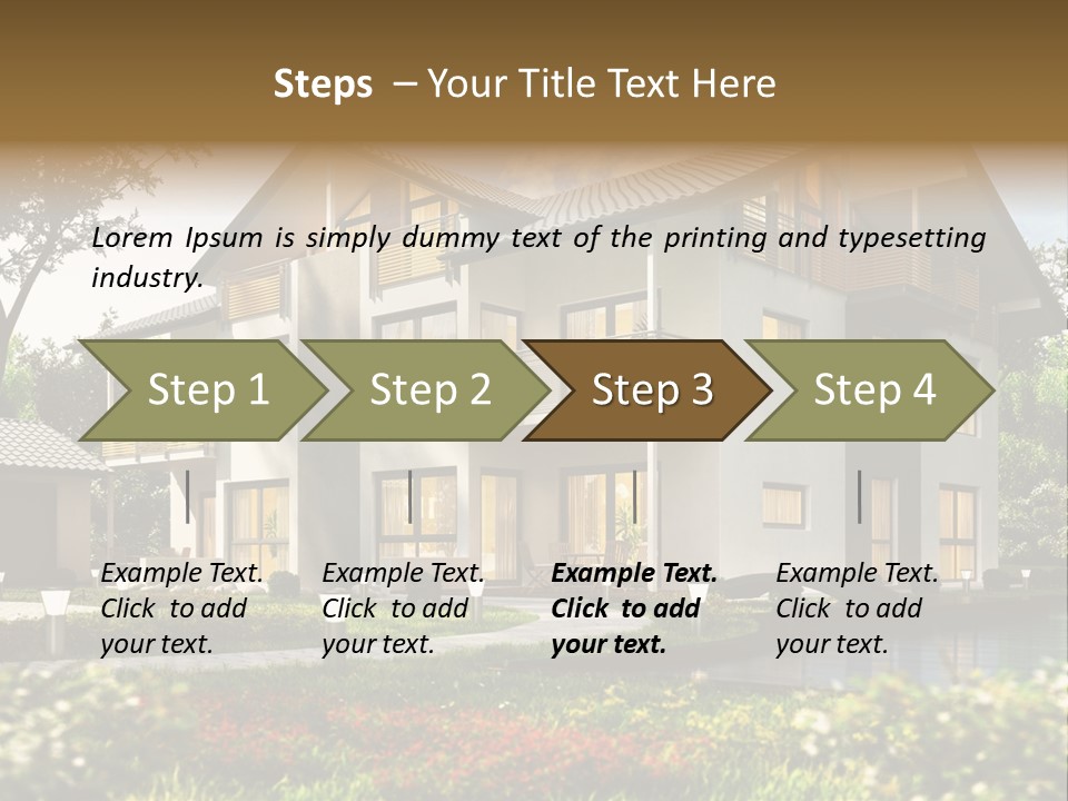 Forest Construction Road PowerPoint Template