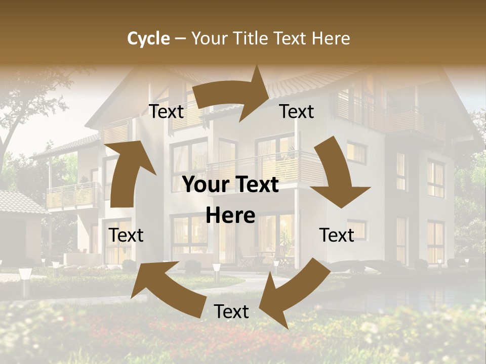 Forest Construction Road PowerPoint Template