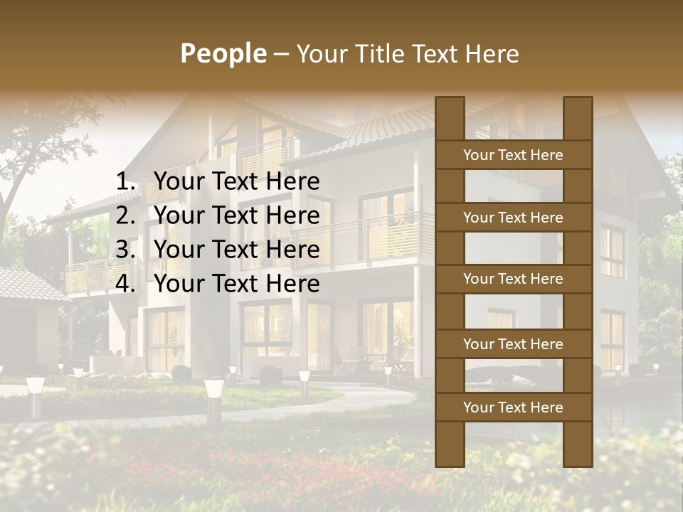 Forest Construction Road PowerPoint Template
