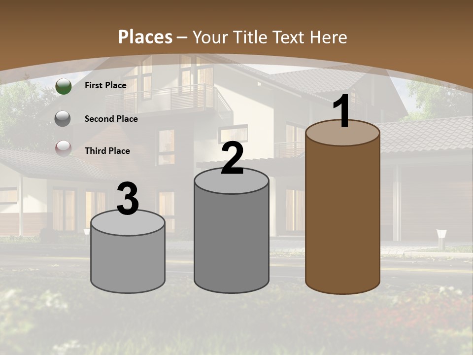Road Model Construction PowerPoint Template