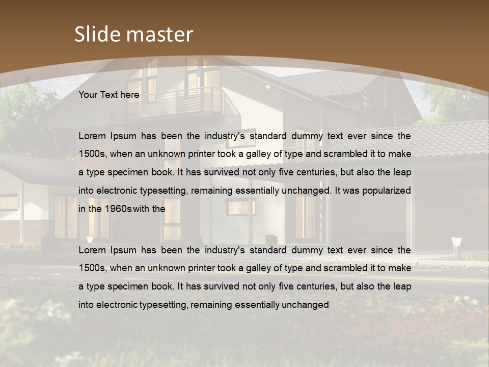 Road Model Construction PowerPoint Template