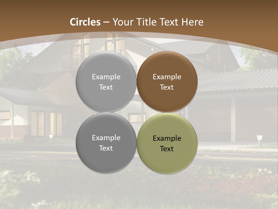 Road Model Construction PowerPoint Template