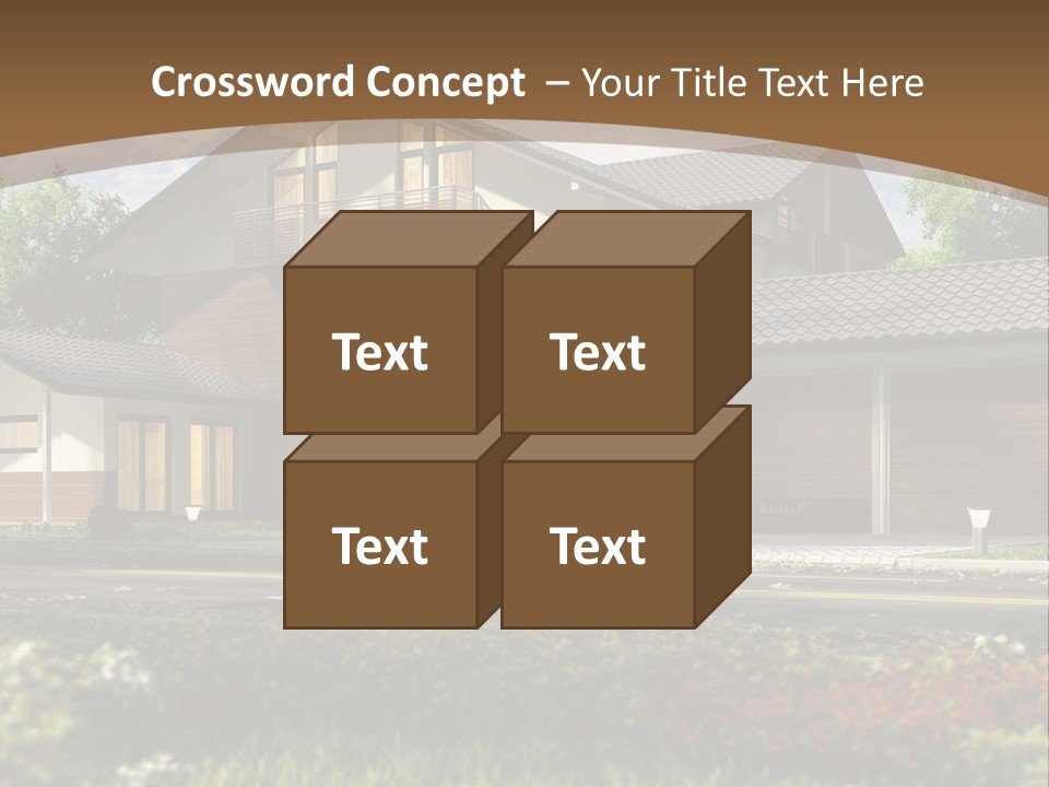 Road Model Construction PowerPoint Template