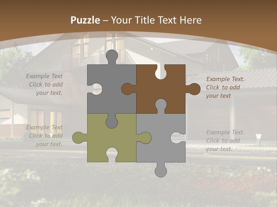 Road Model Construction PowerPoint Template