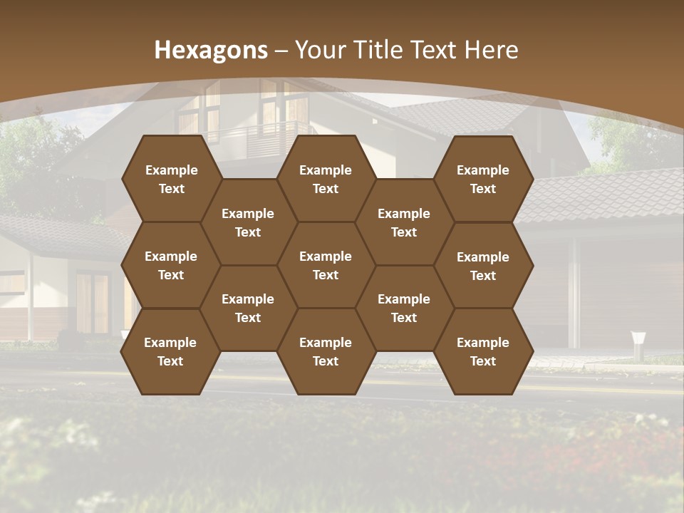 Road Model Construction PowerPoint Template