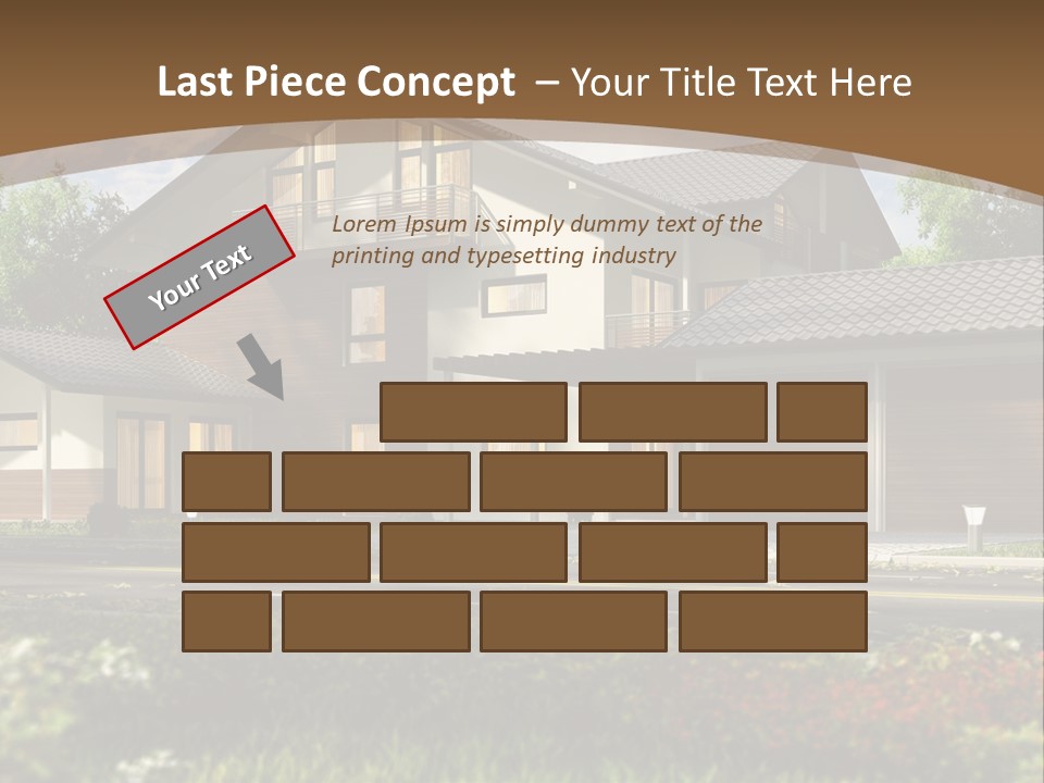 Road Model Construction PowerPoint Template